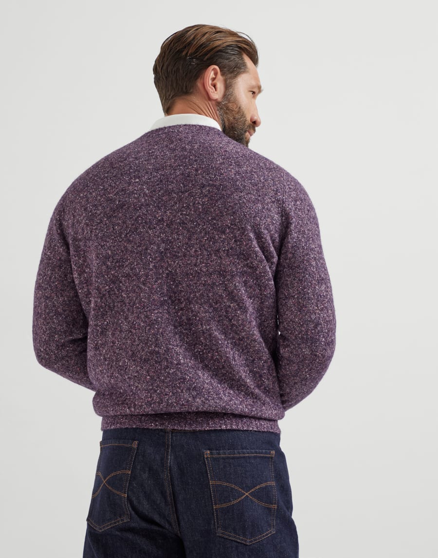 Knop sweater Burgundy Man - Brunello Cucinelli