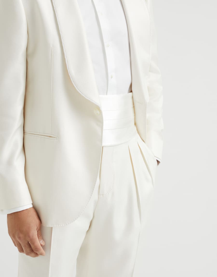 Fajín para esmoquin Blanco Hombre - Brunello Cucinelli