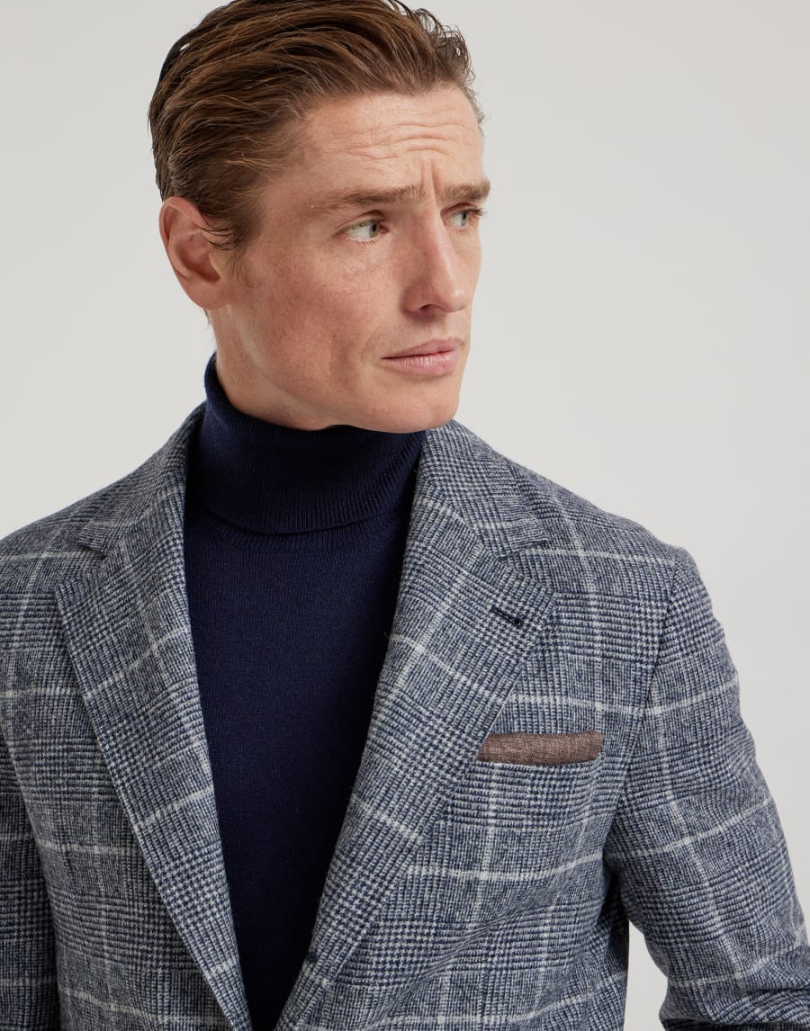 Silk pocket square Brown Man - Brunello Cucinelli