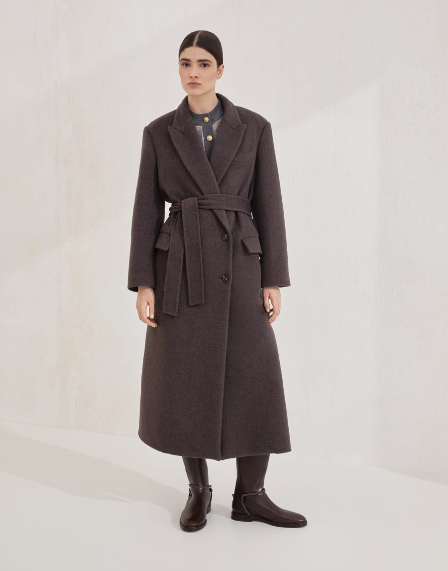 Veste finition main Brun Foncé Femme - Brunello Cucinelli