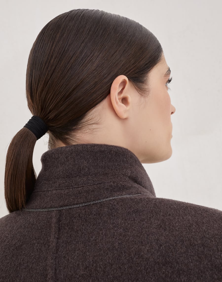 Handcrafted coat Rust Brown Woman - Brunello Cucinelli