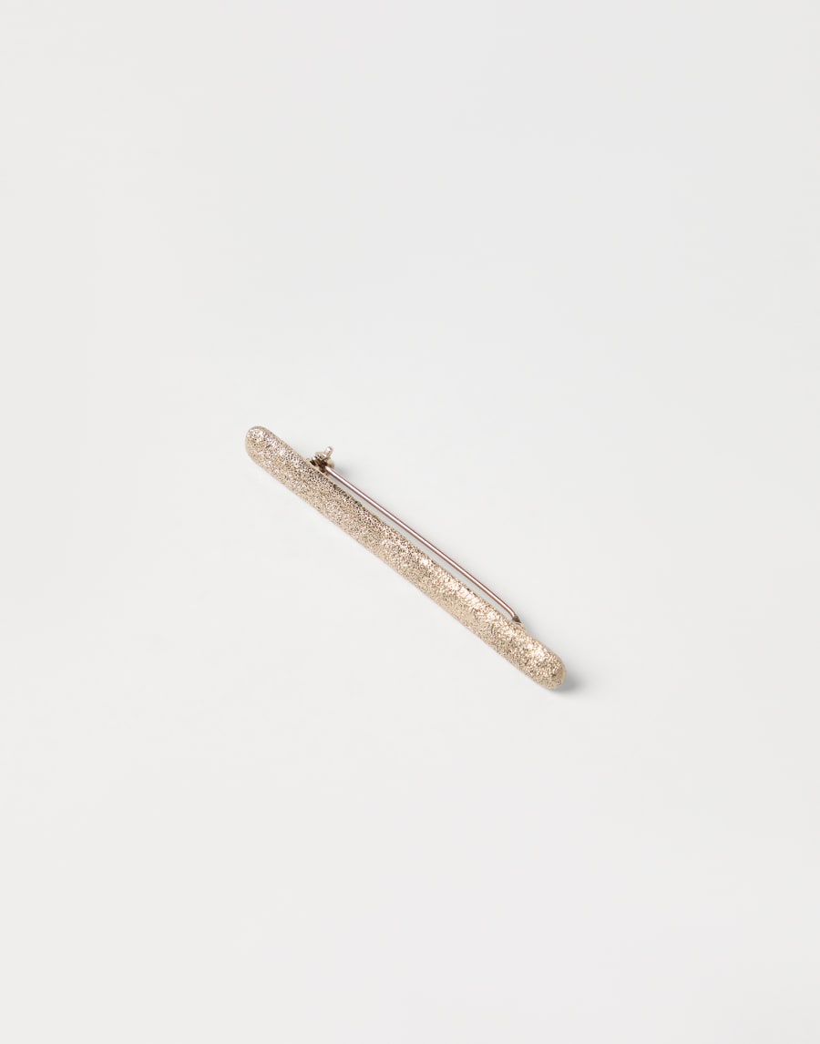Sterling Silver brooch Light Gold Woman - Brunello Cucinelli