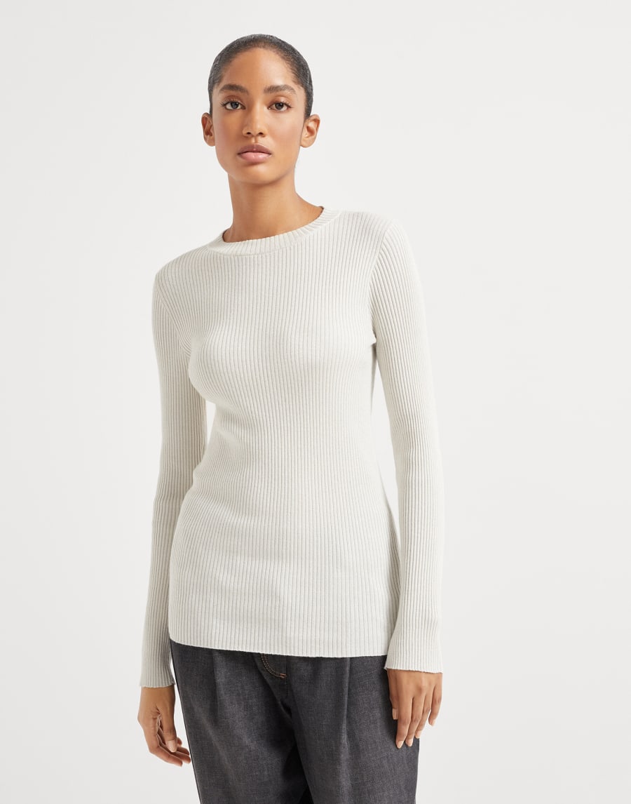 Maglia leggera Bianco Donna - Brunello Cucinelli