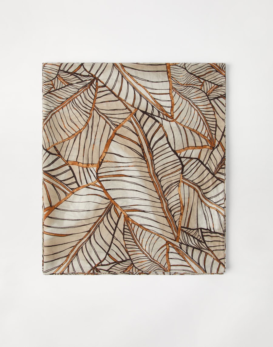 Papyrus print pareo Brown Woman - Brunello Cucinelli
