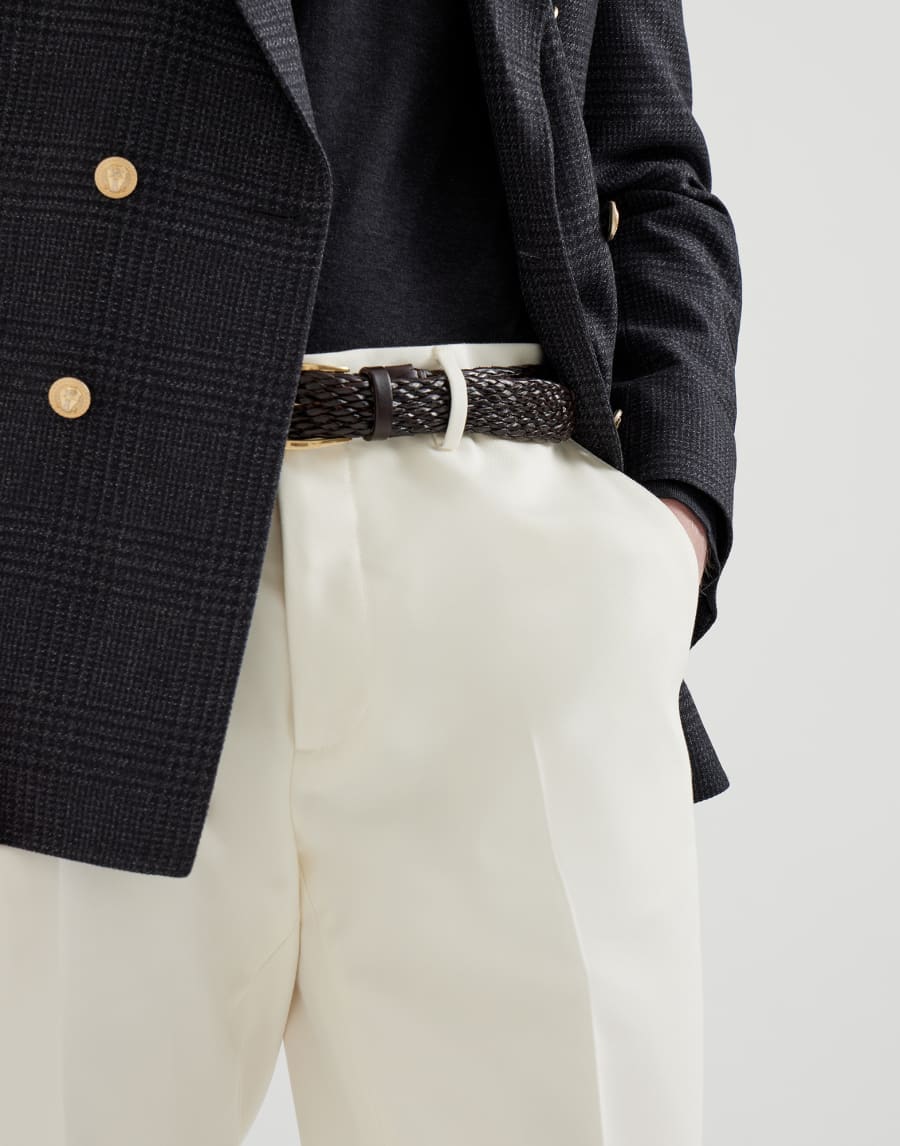 Gabardine trousers Panama Man - Brunello Cucinelli