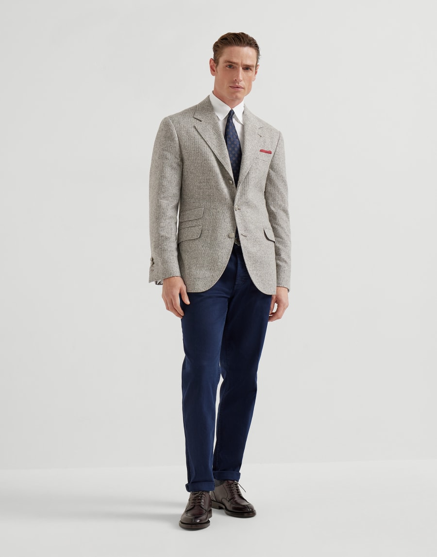 コンフォートデニム トラウザーズ ネイビーブルー メンズ - Brunello Cucinelli