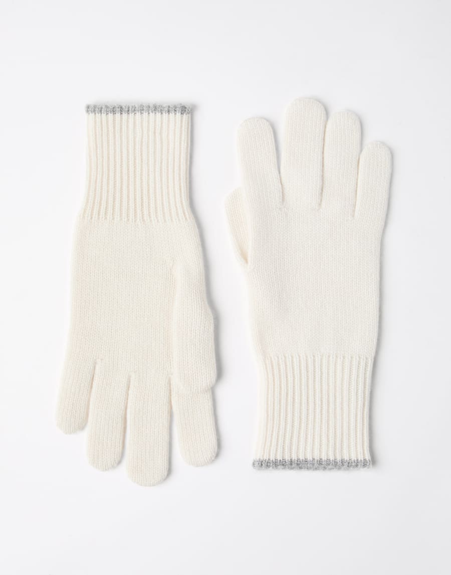 Cashmere knit gloves Panama Man - Brunello Cucinelli
