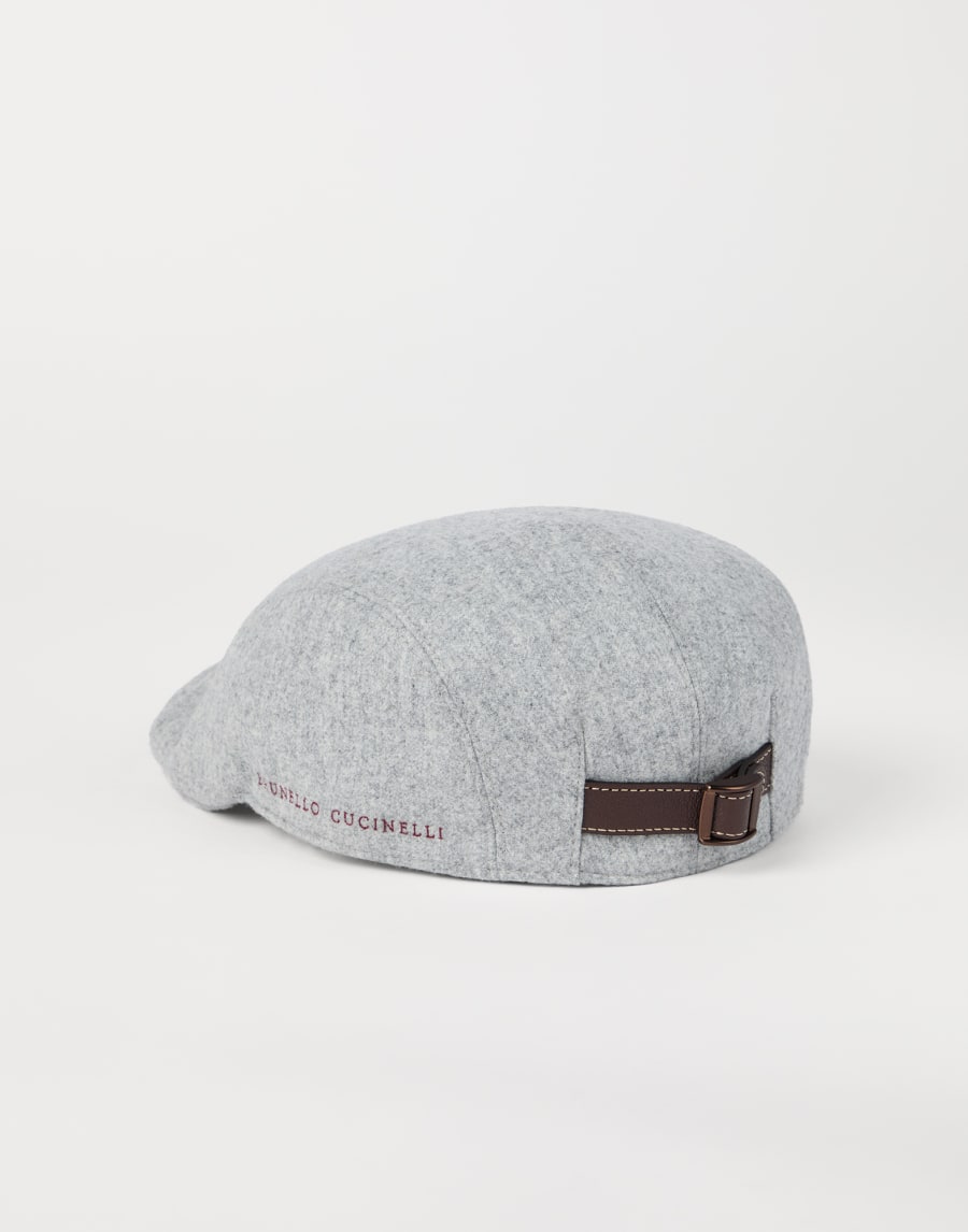 Flat cap Pearl Grey Man - Brunello Cucinelli