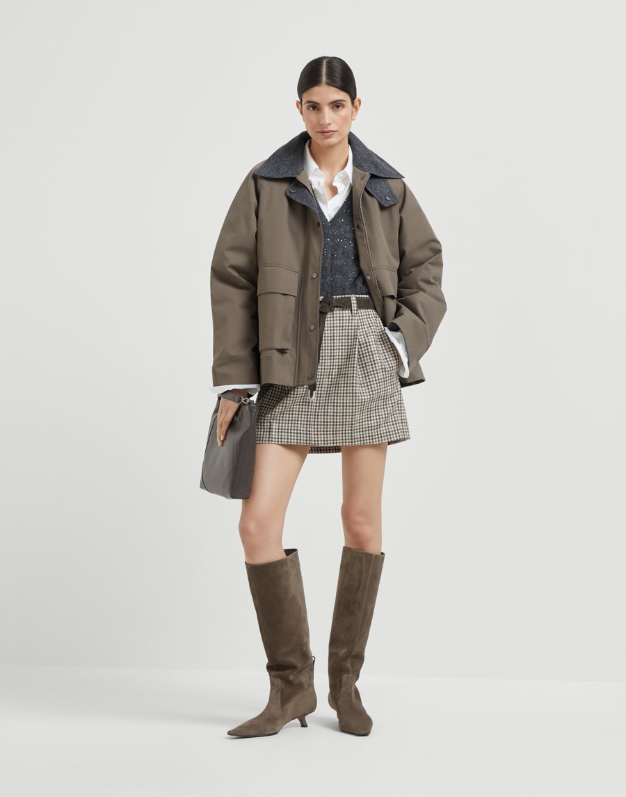 „Dazzling Cable“-Pullover Anthrazit Damen - Brunello Cucinelli