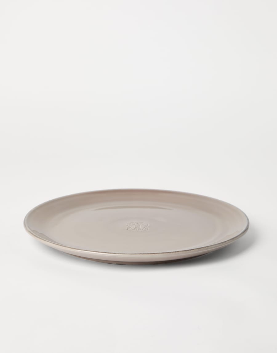Sottopiatto in ceramica Marrone Lifestyle - Brunello Cucinelli