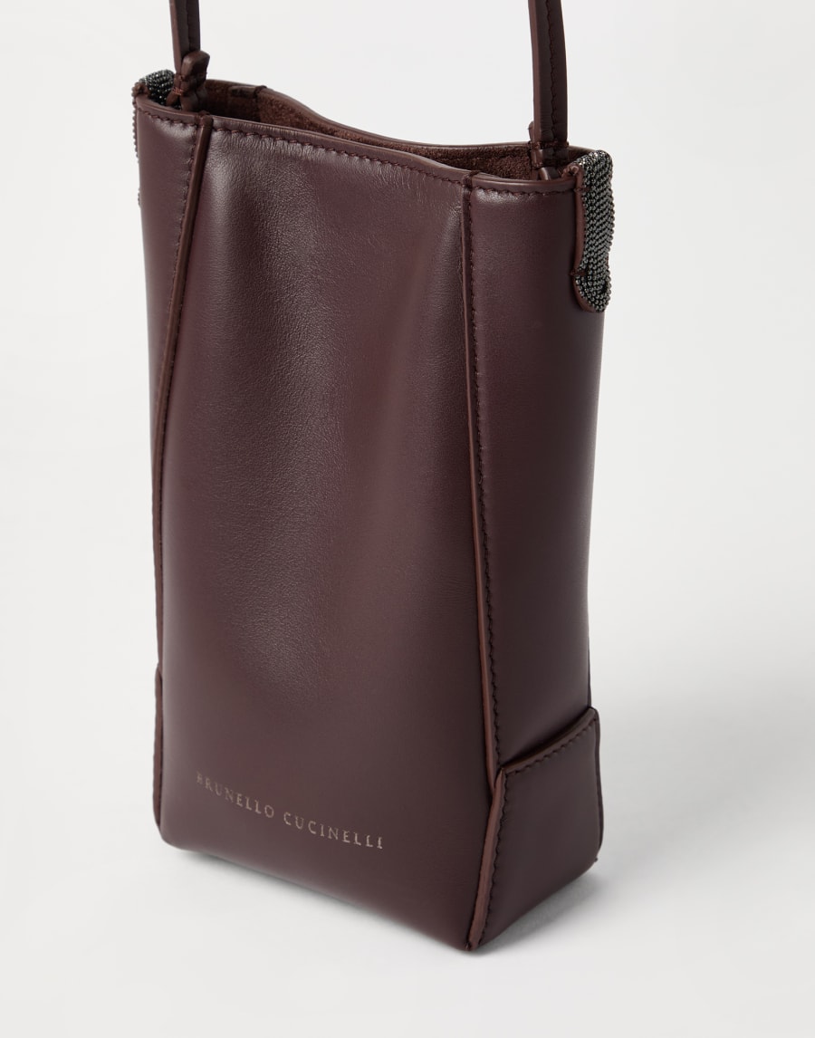 Футляр для телефона BC Duo Бургунди Женщина - Brunello Cucinelli