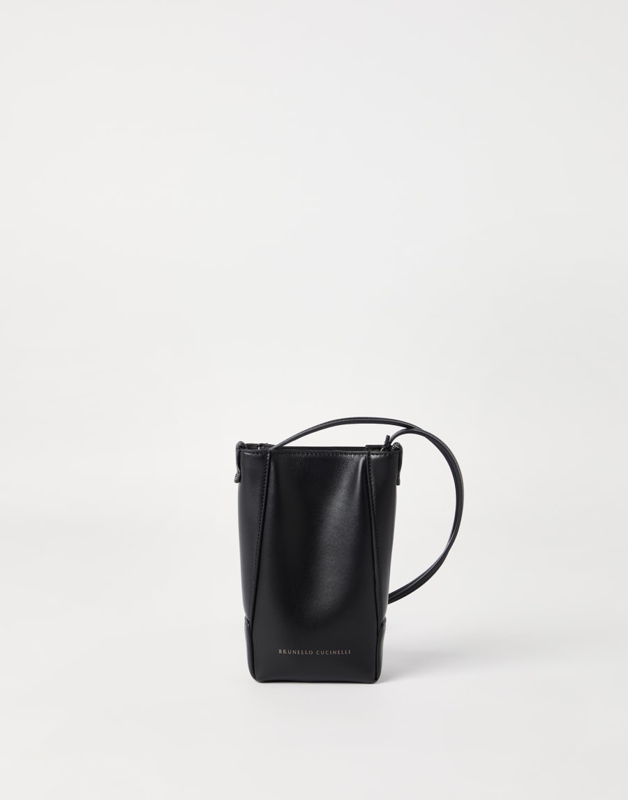 BC Duo phone holder Black Woman - Brunello Cucinelli