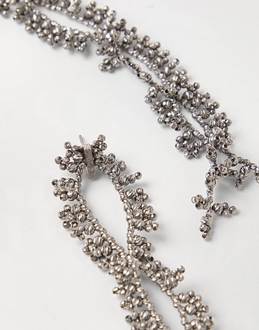Knotted earrings Silver Woman - Brunello Cucinelli