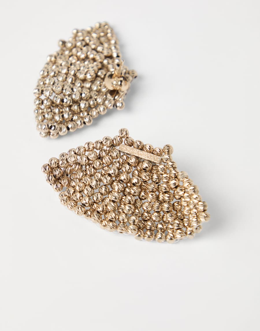 纯银耳坠 浅金色 女款 - Brunello Cucinelli