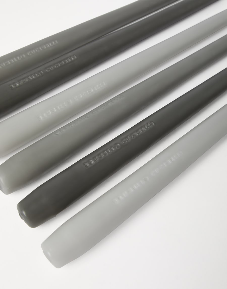Set of artisanal candles Grey Lifestyle - Brunello Cucinelli