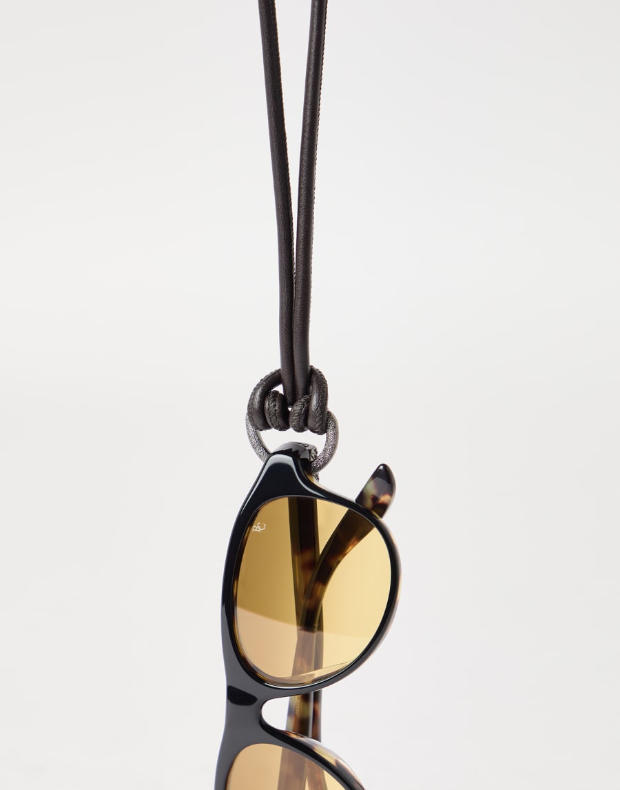 Glasses cord with monili Rust Brown Woman - Brunello Cucinelli