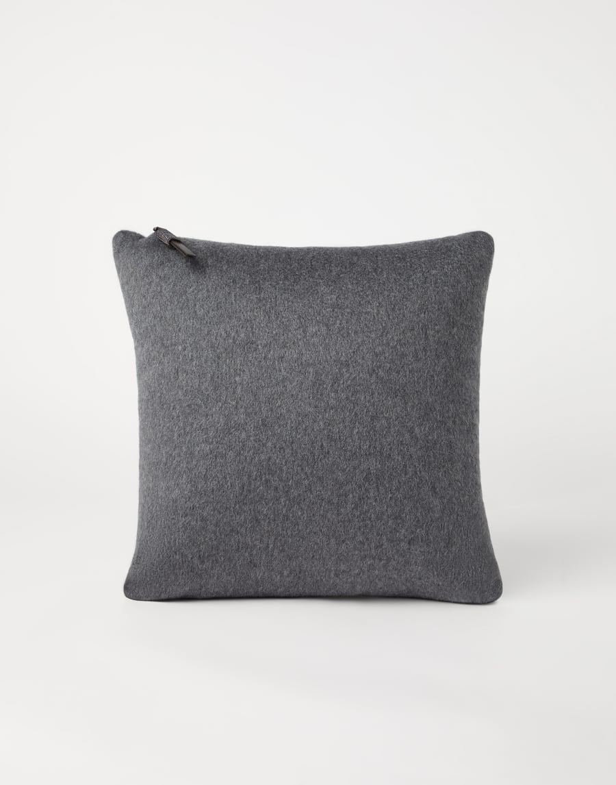 Cashmere beaver cushion Lead Lifestyle - Brunello Cucinelli