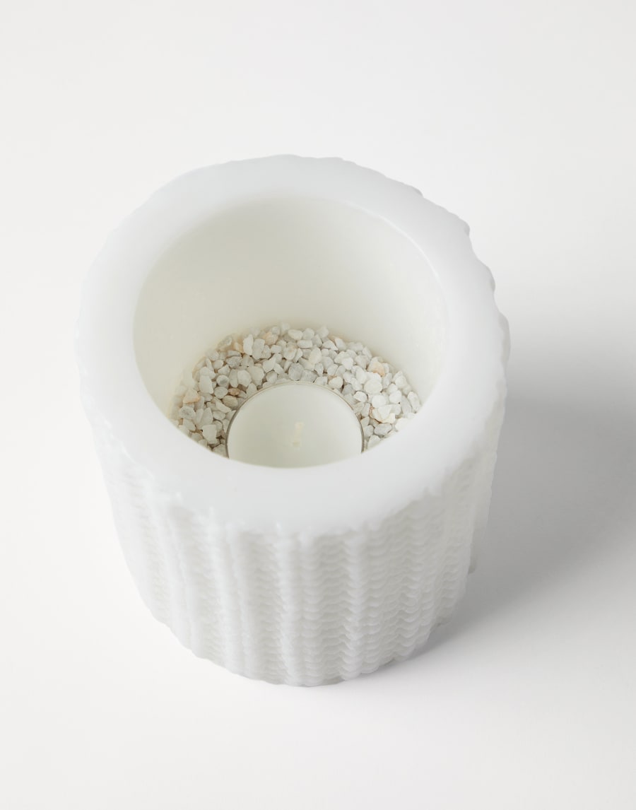 Lanterna piccola in cera Bianco Lifestyle - Brunello Cucinelli