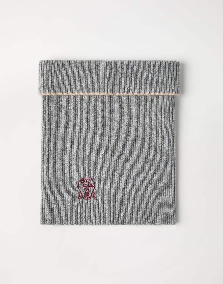 Neck warmer Light Grey Man - Brunello Cucinelli
