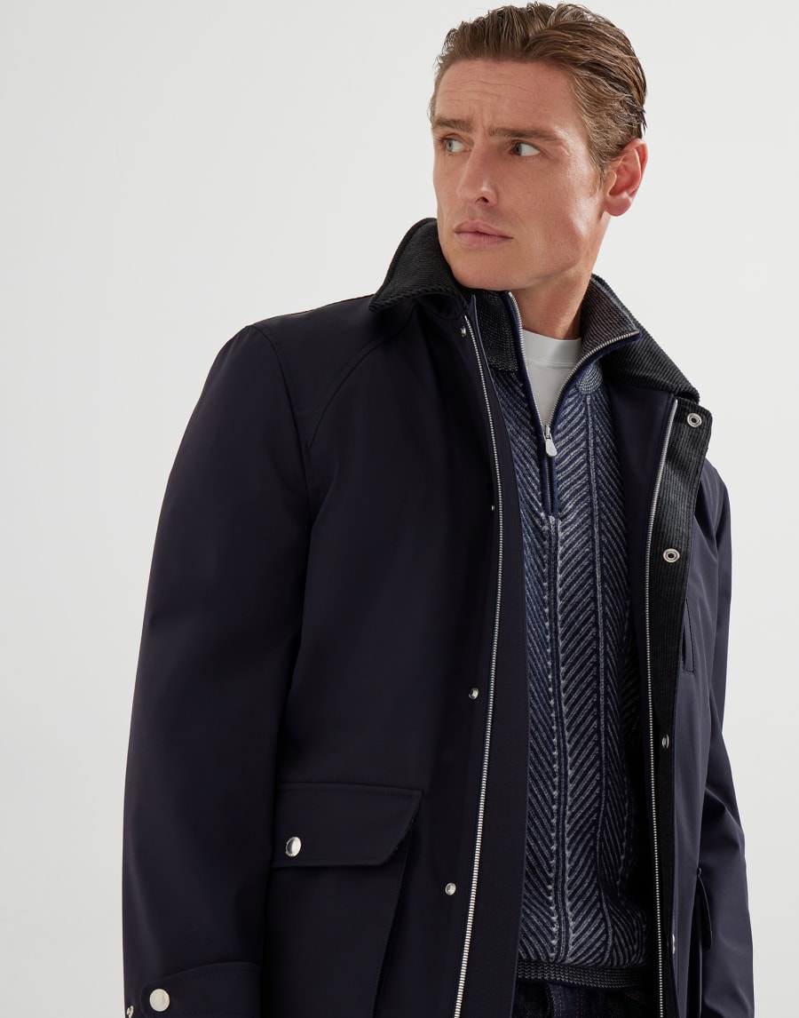 Vanisé sweater Navy Blue Man - Brunello Cucinelli