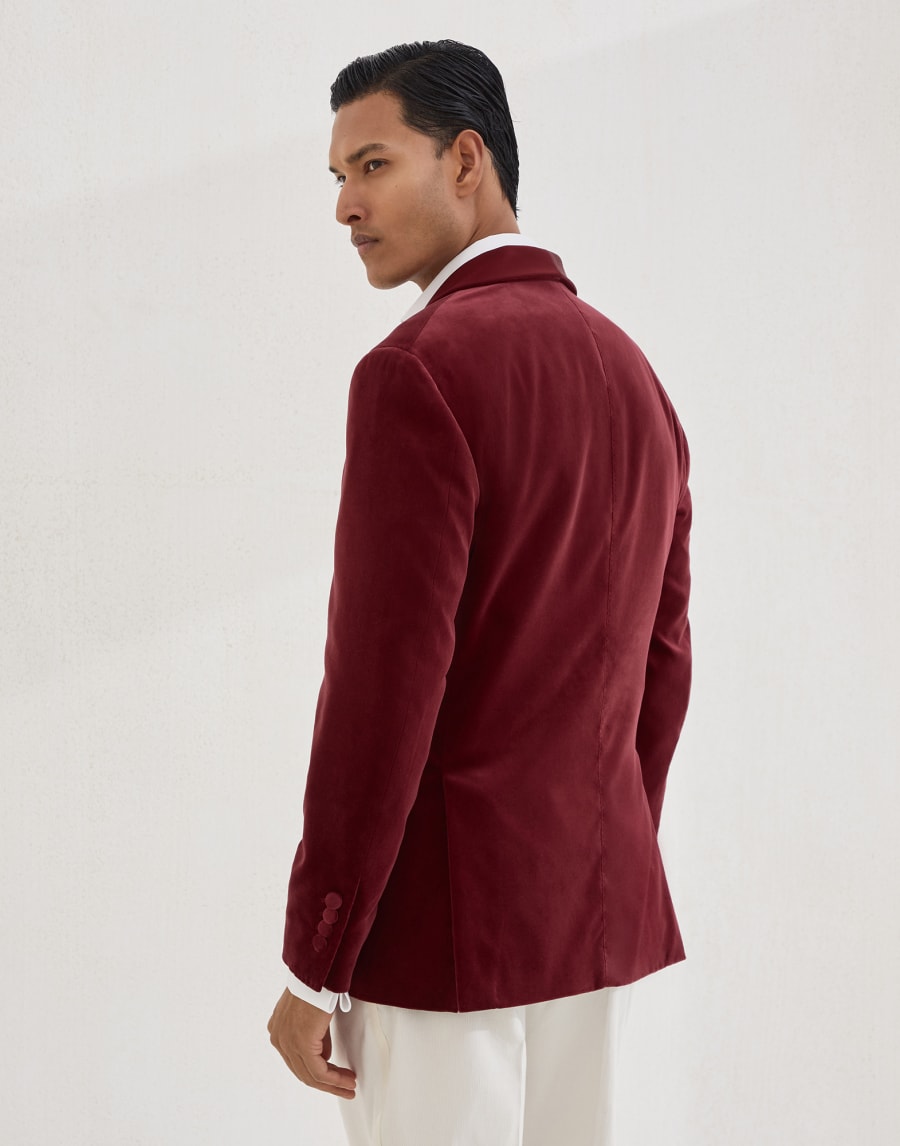 Tuxedo Jacket Amaranth Man - Brunello Cucinelli