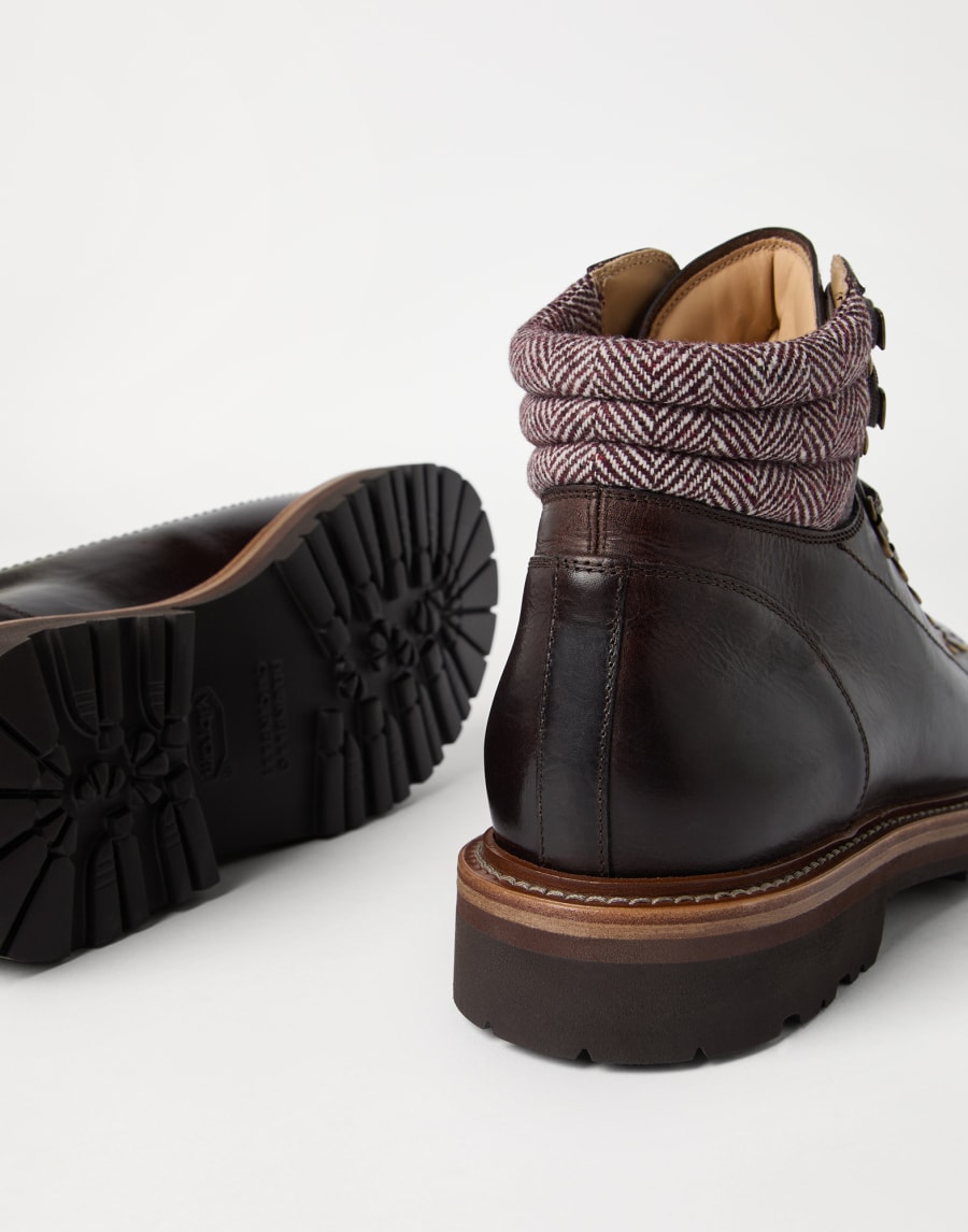 Botas de piel de becerro Castaño Hombre - Brunello Cucinelli