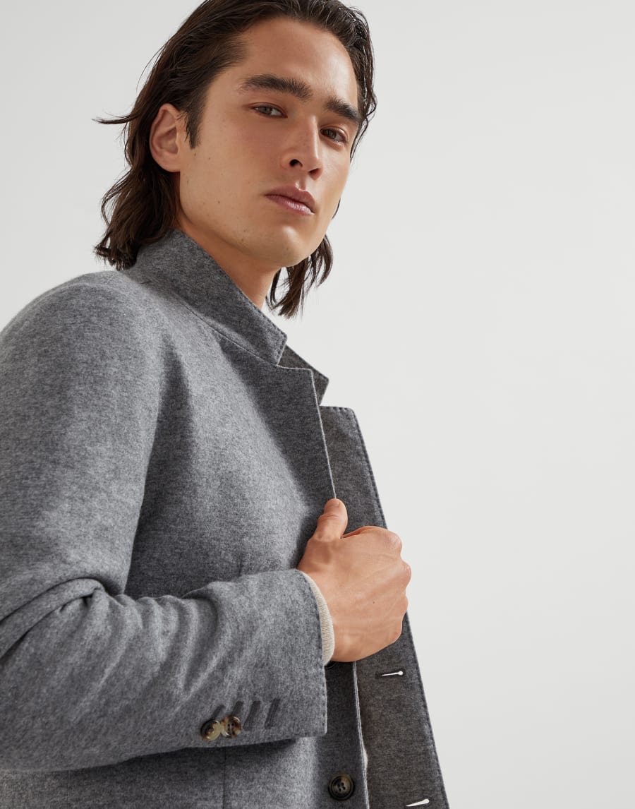 Cashmere jersey blazer Grey Man - Brunello Cucinelli