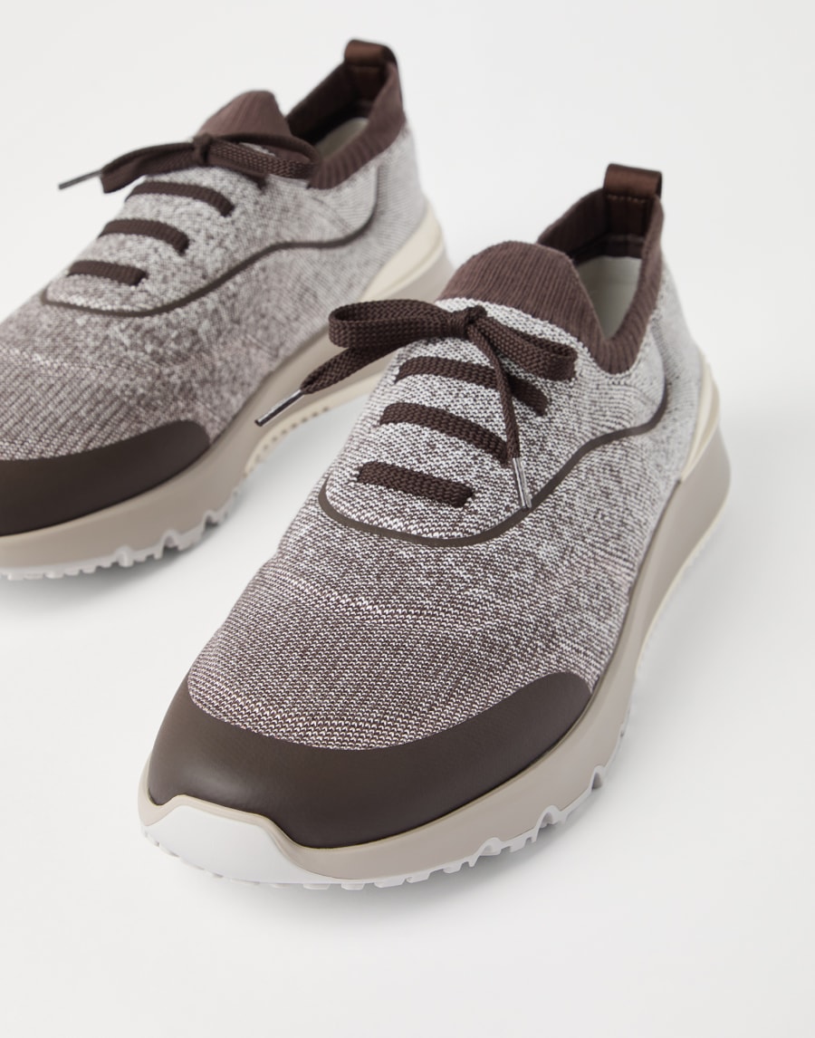 Knit runners Brown Man - Brunello Cucinelli