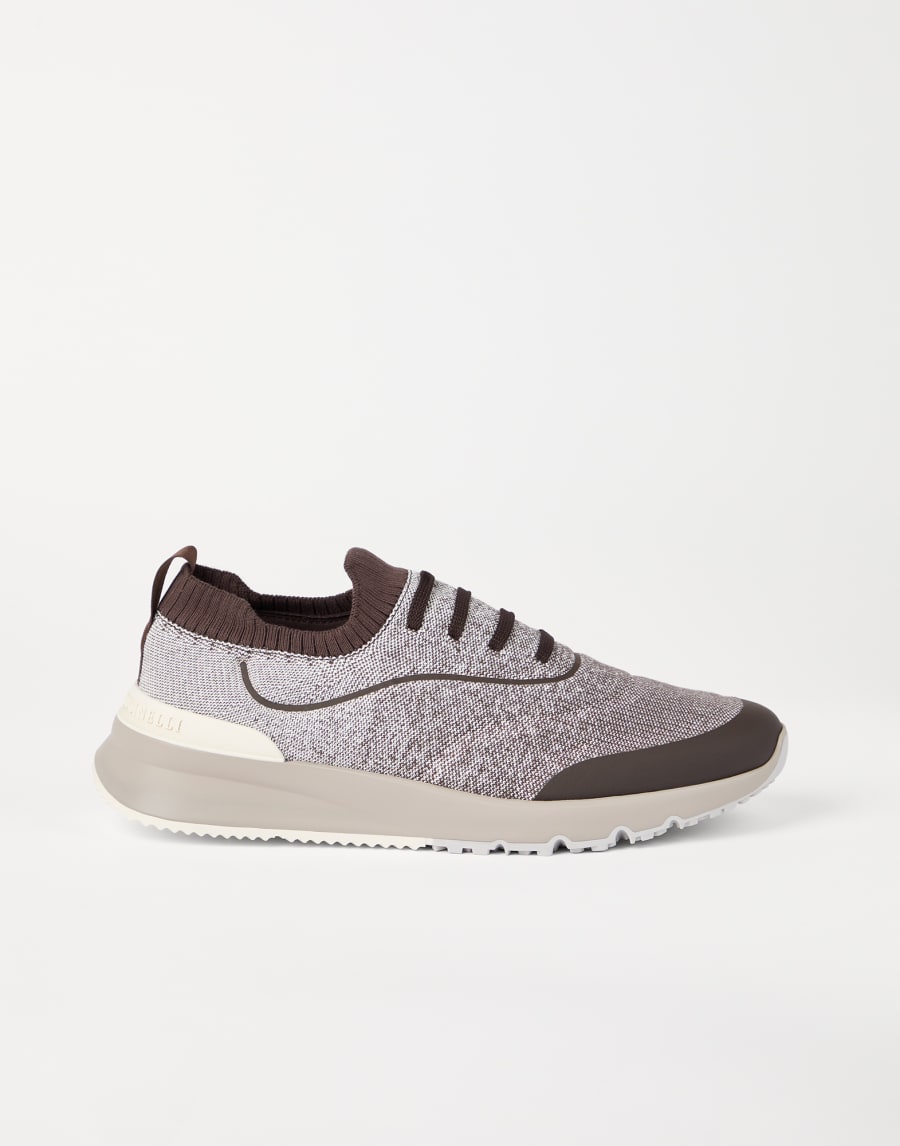 Knit runners Brown Man - Brunello Cucinelli