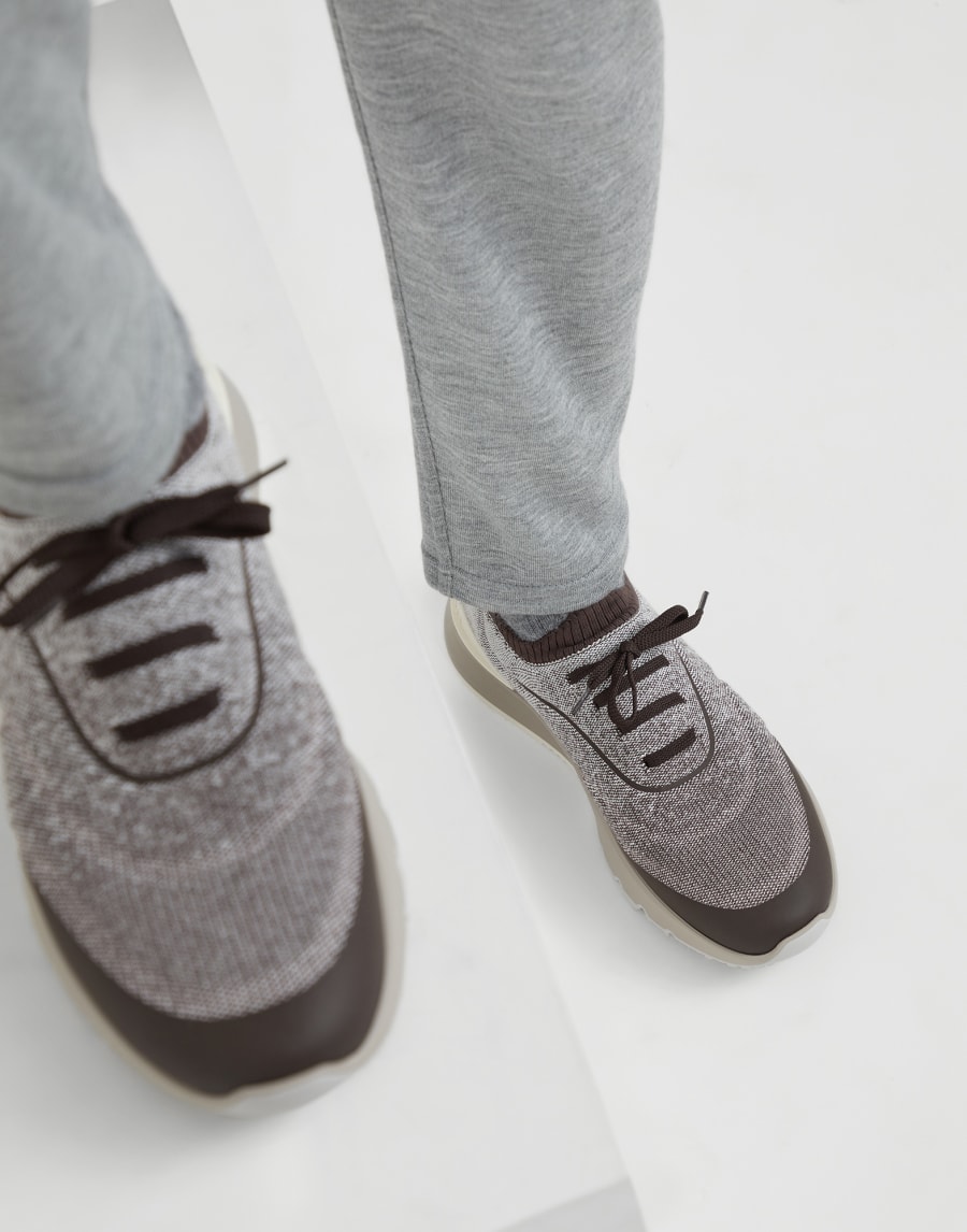Runners in maglia Marrone Uomo - Brunello Cucinelli