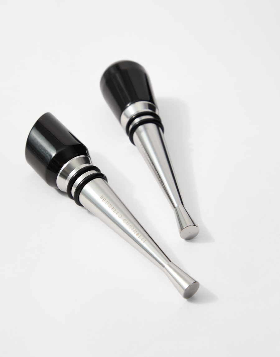 2-piece stopper set Black Lifestyle - Brunello Cucinelli