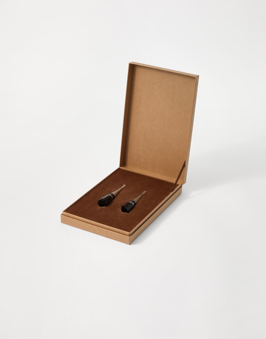 2-piece stopper set Black Lifestyle - Brunello Cucinelli