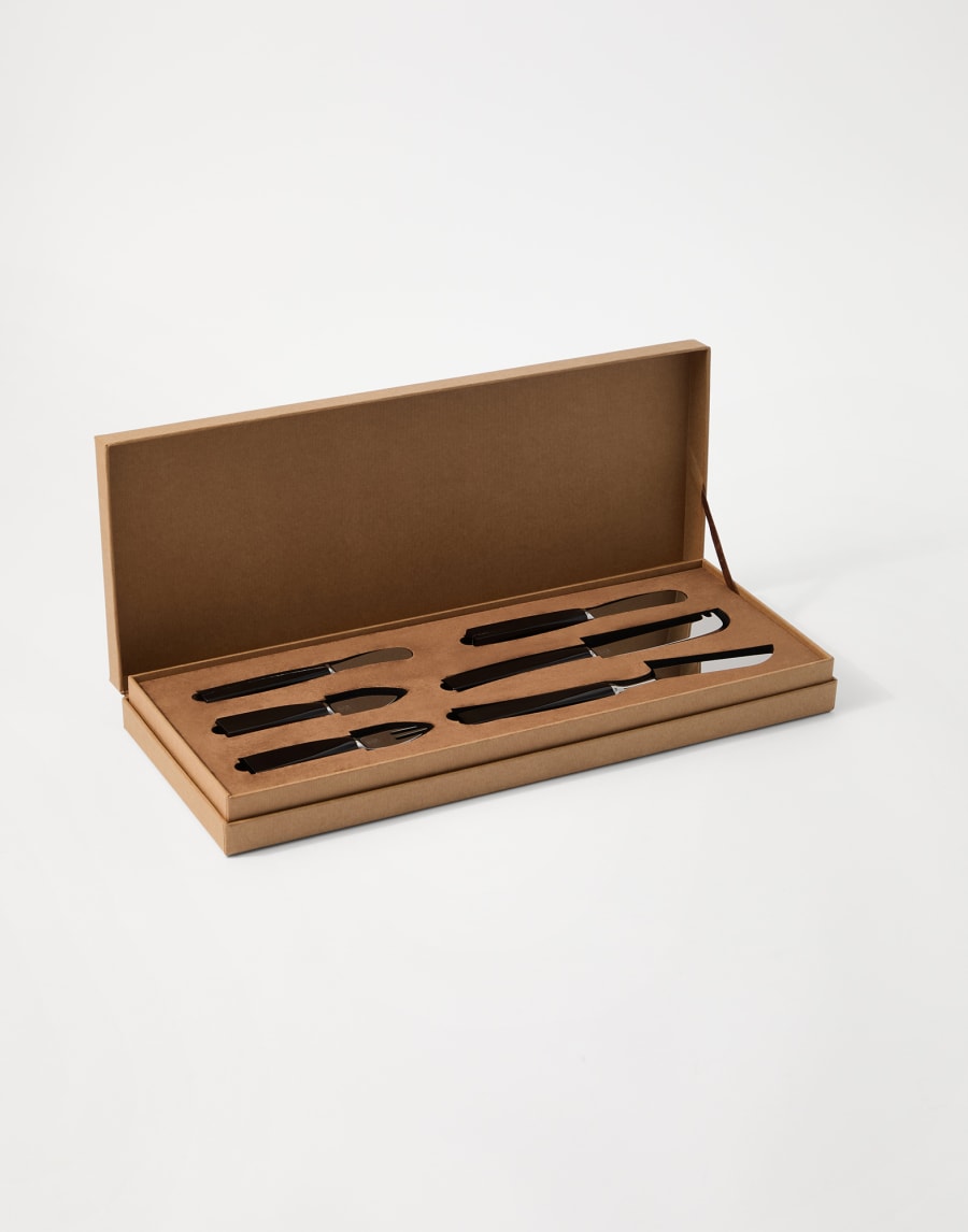 Set of cheese utensils Black Lifestyle - Brunello Cucinelli