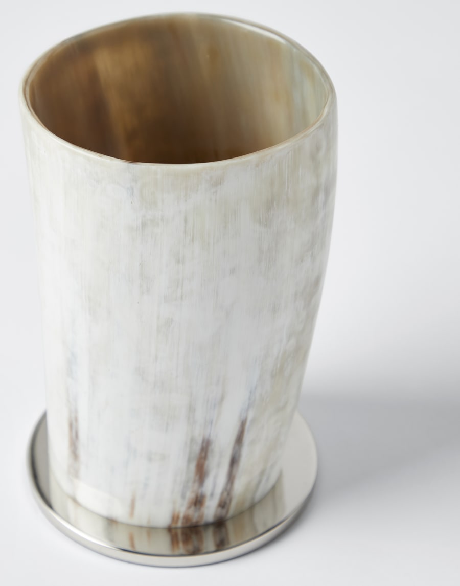 Контейнер из рога и латуни Цвет натурального рога Стиль жизни - Brunello Cucinelli