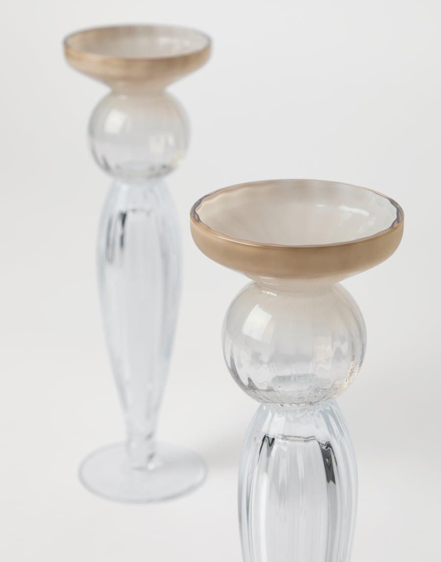 Murano glass candlesticks Natural Lifestyle - Brunello Cucinelli