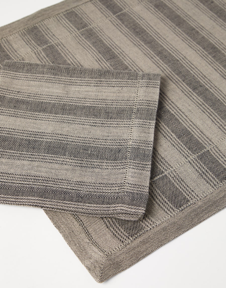 Set de mantel individual y servilleta Blanqueado Lifestyle - Brunello Cucinelli