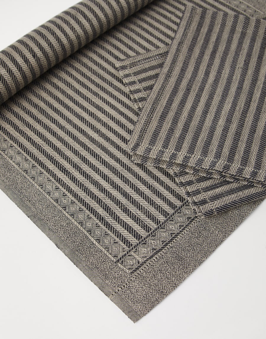 Set de camino de mesa y servilletas Blanqueado Lifestyle - Brunello Cucinelli