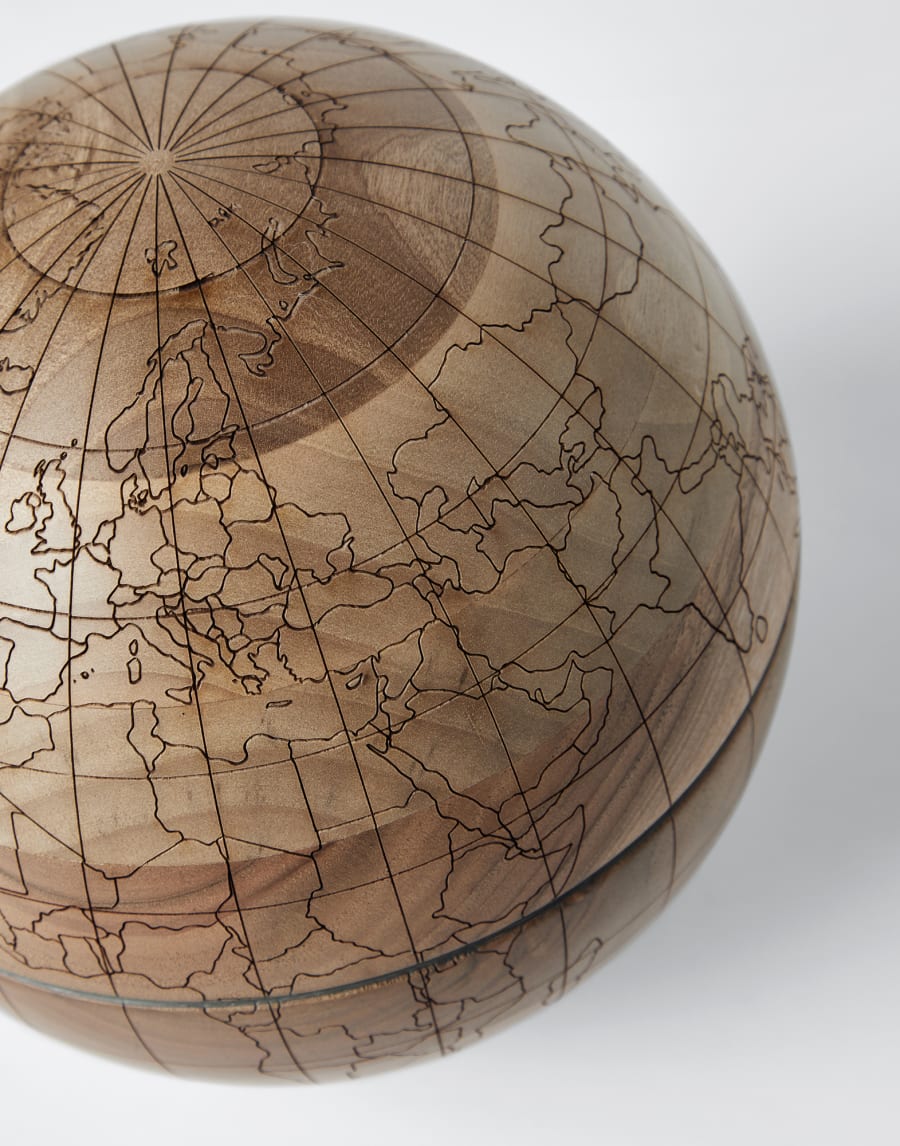 Wood globe Brown Lifestyle - Brunello Cucinelli