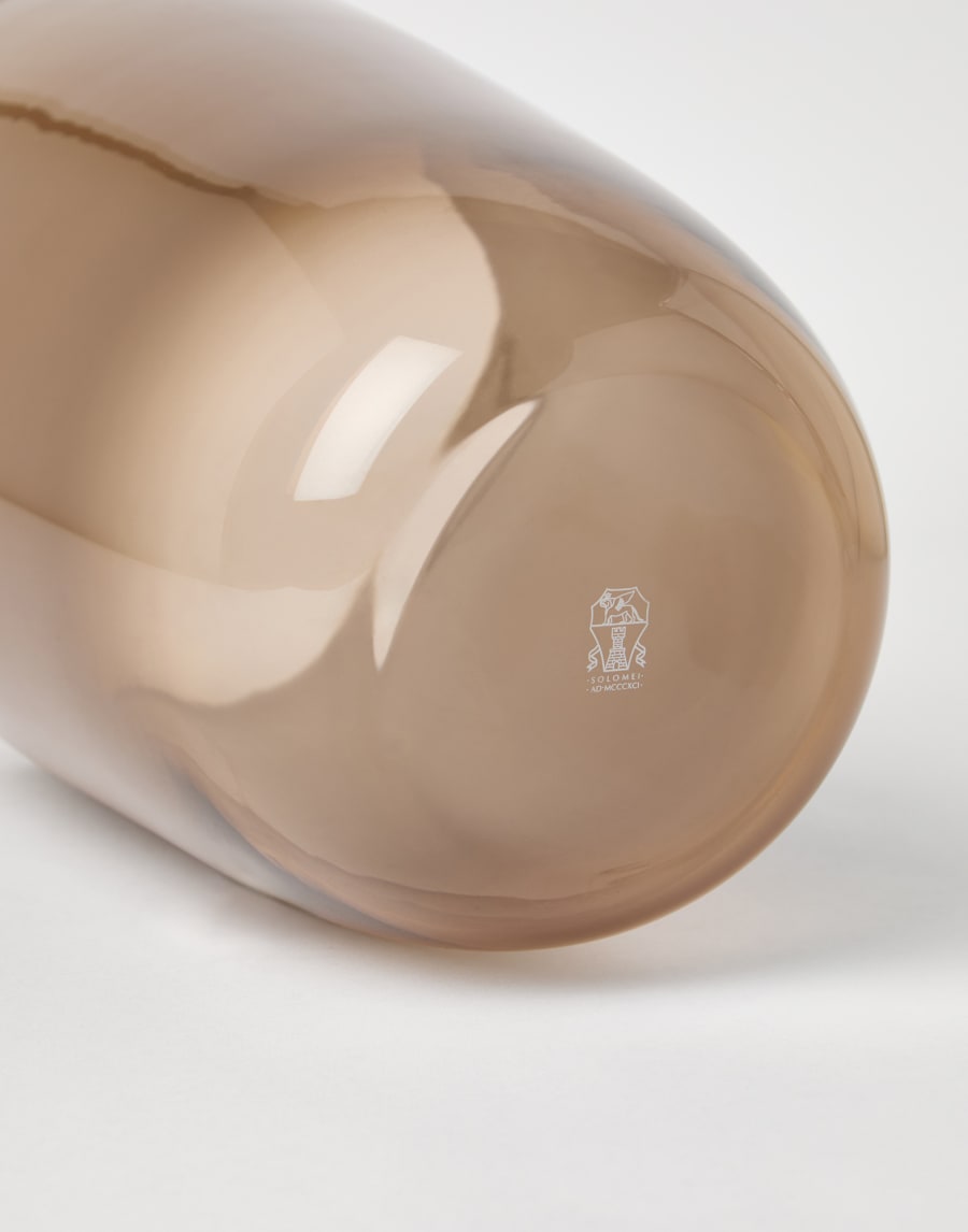 Nuanced Murano glass vase Brown Lifestyle - Brunello Cucinelli