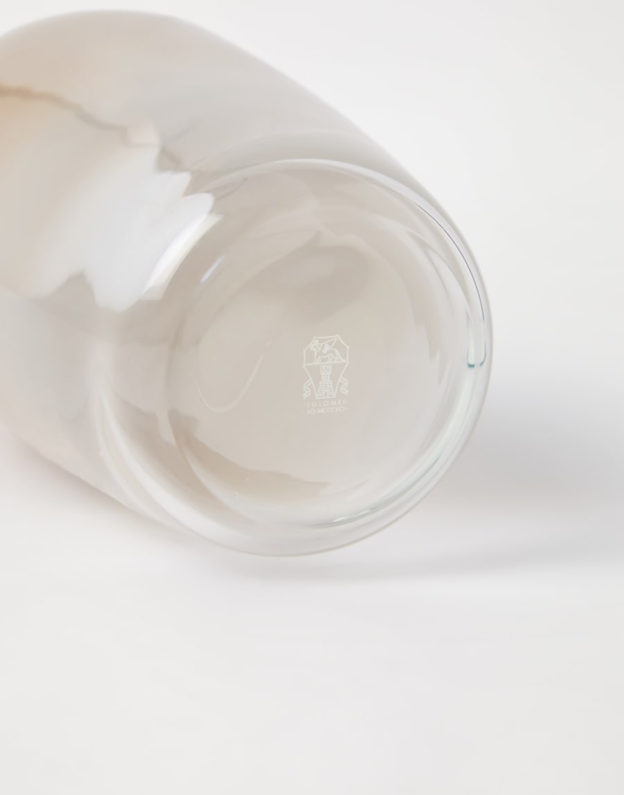 Vaso sfumato in vetro di Murano Marrone Lifestyle - Brunello Cucinelli