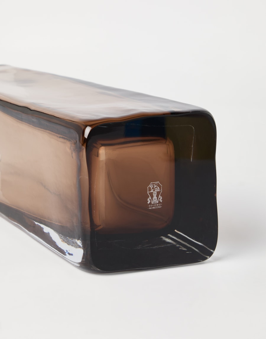 Murano glass rectangular vase Natural Lifestyle - Brunello Cucinelli