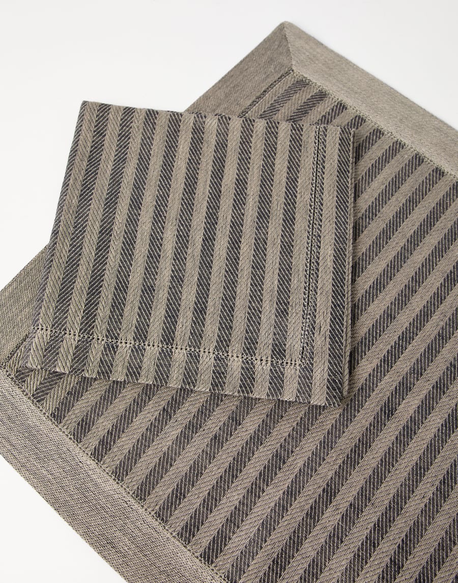 Set de mantel individual y servilleta Blanqueado Lifestyle - Brunello Cucinelli