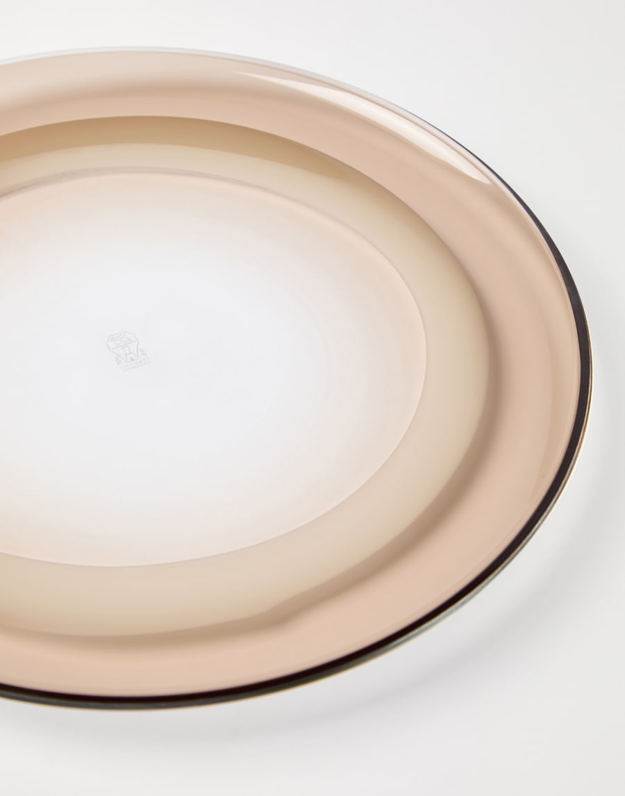 Murano glass plate Natural Lifestyle - Brunello Cucinelli