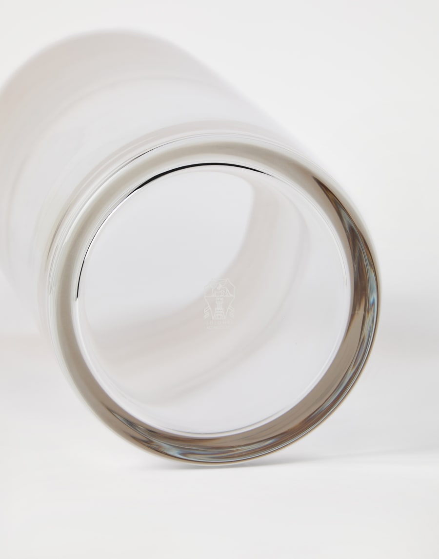 Vaso grande sfumato in vetro di Murano Marrone Lifestyle - Brunello Cucinelli