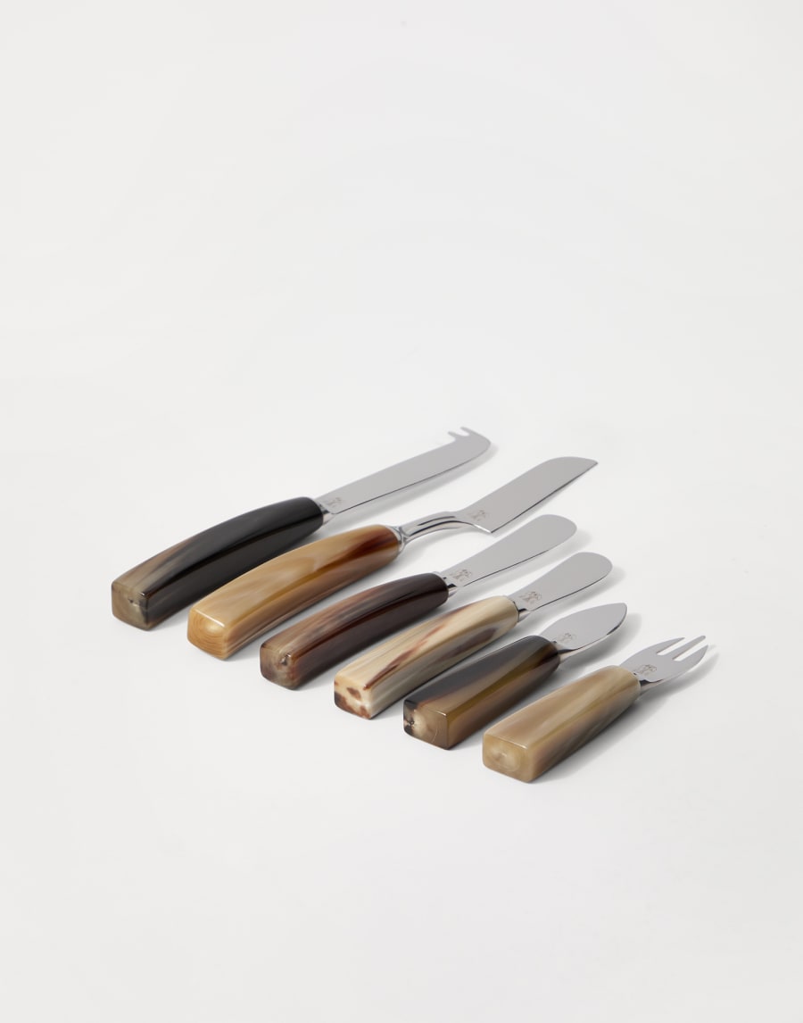 Set of cheese utensils Natural Horn Lifestyle - Brunello Cucinelli