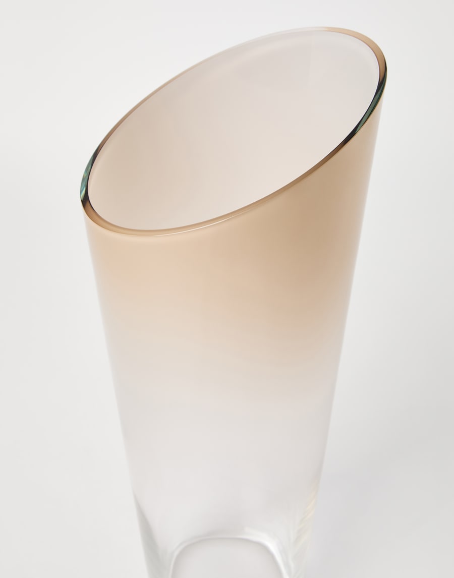 Nuanced Murano glass large vase Brown Lifestyle - Brunello Cucinelli