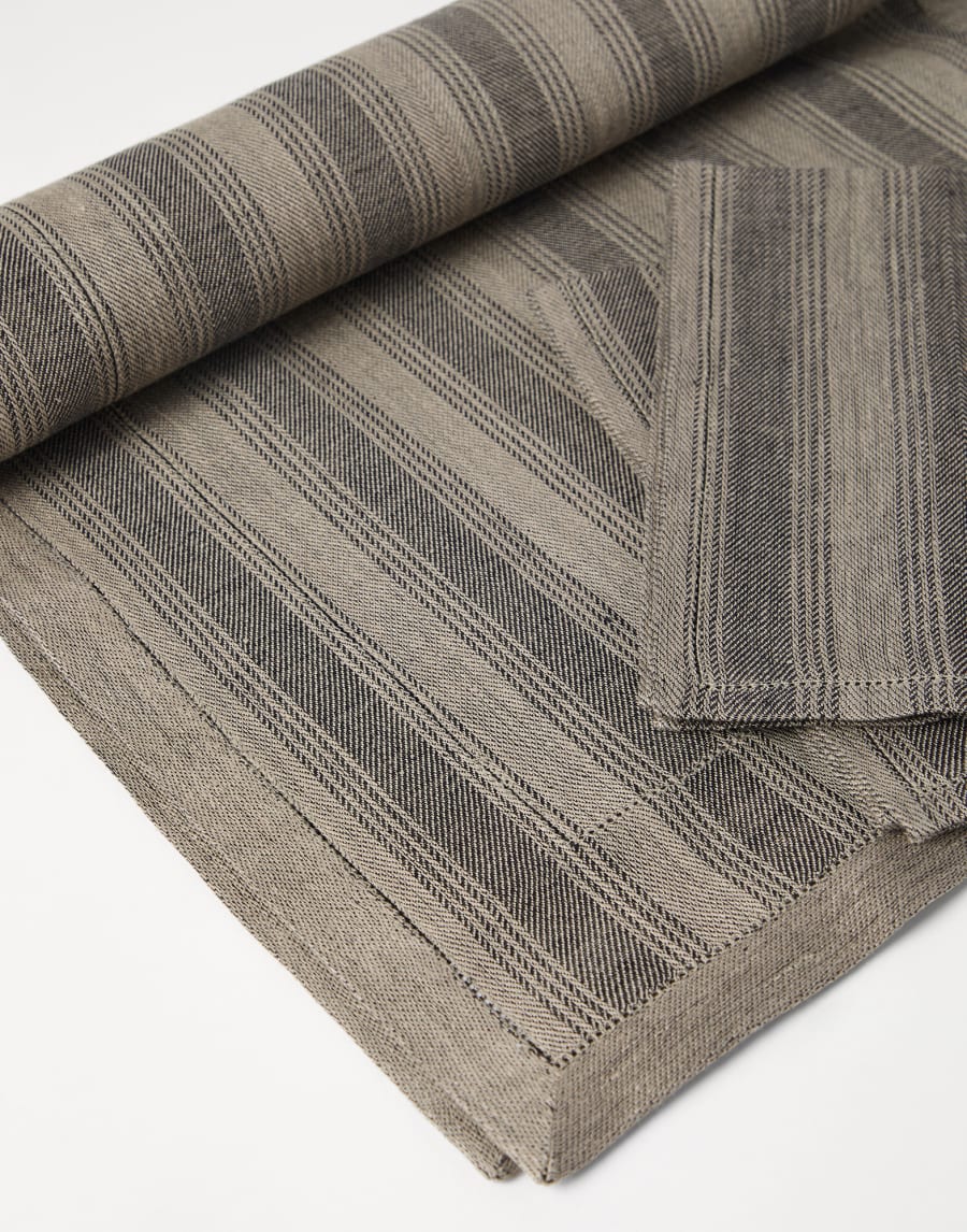 Runner and napkins set Lessivè Lifestyle - Brunello Cucinelli