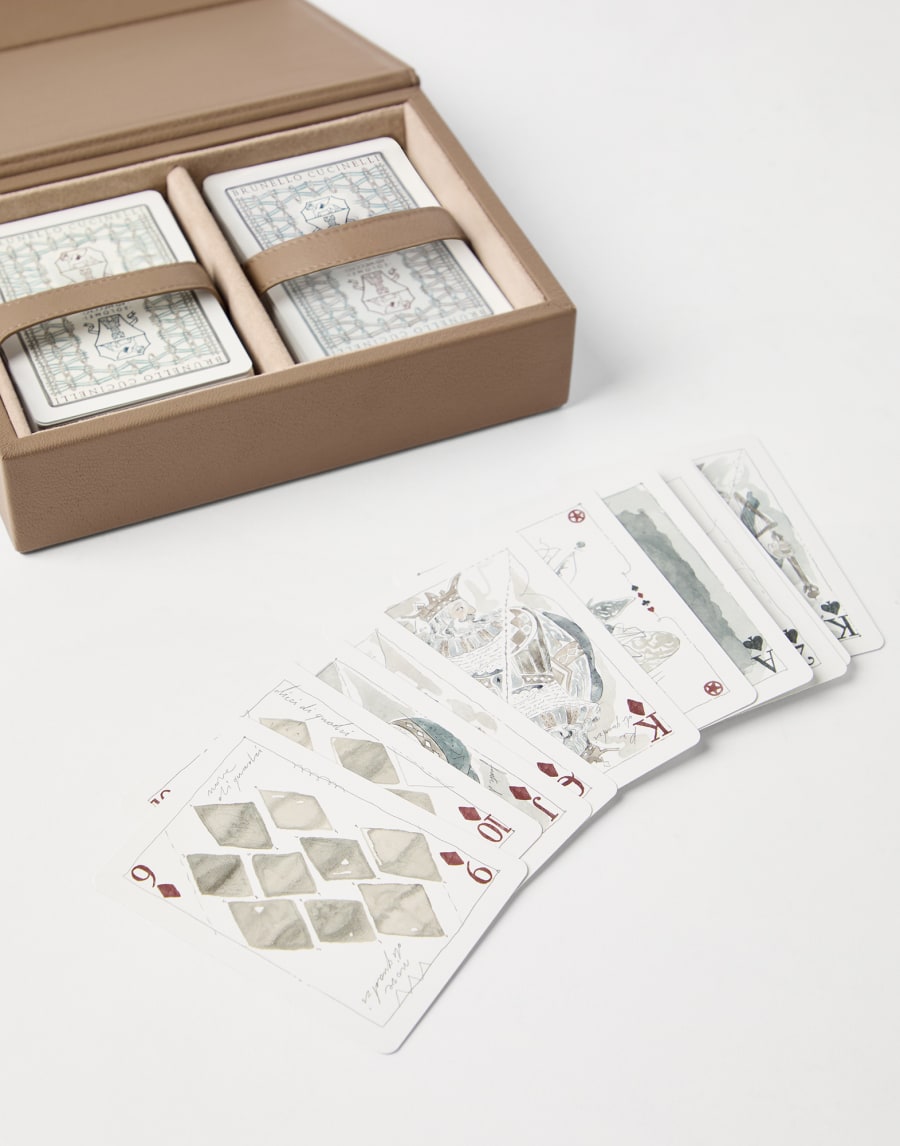 Cartes à jouer avec coffret Panama Lifestyle - Brunello Cucinelli