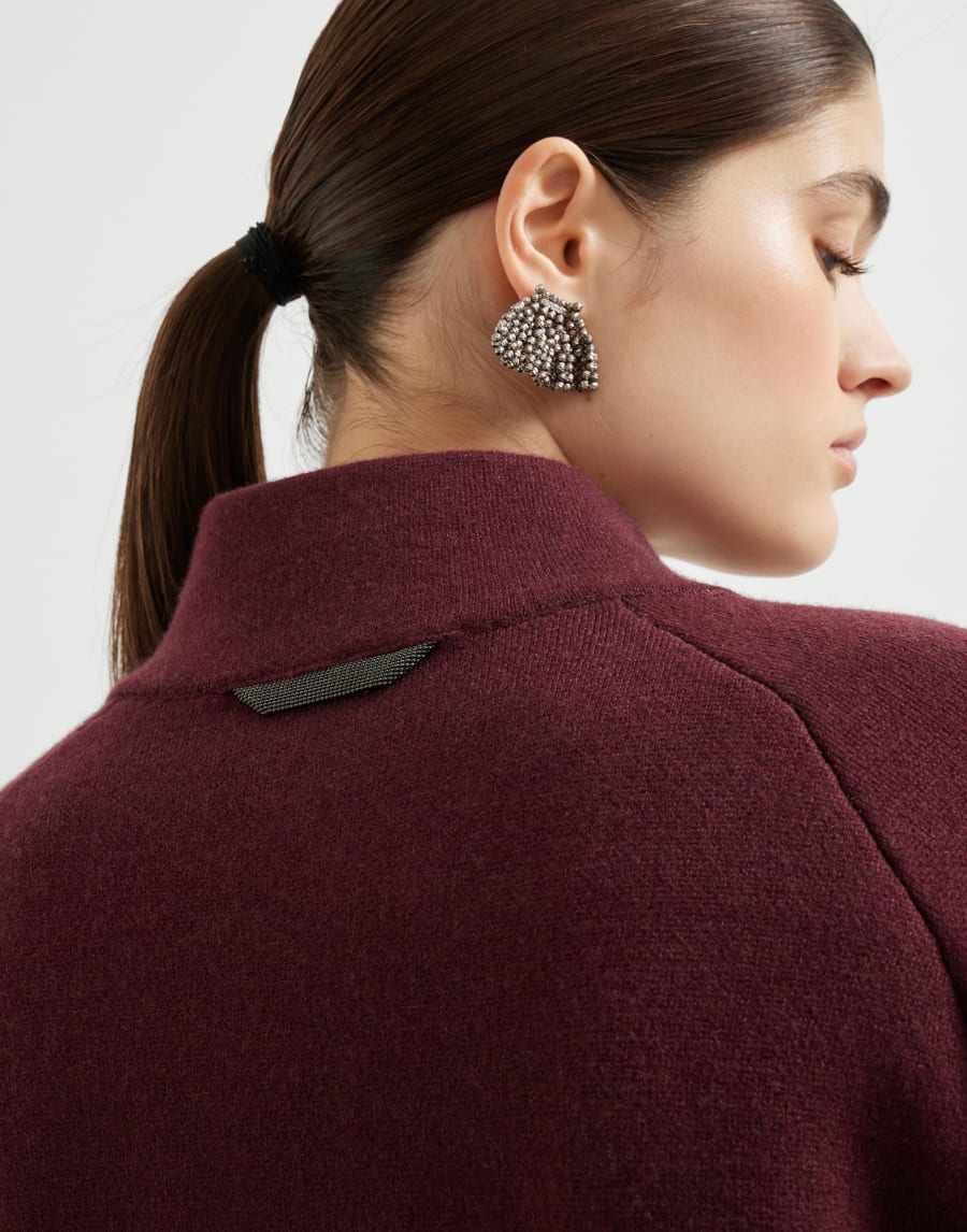 Double-knit outerwear Amaranth Woman - Brunello Cucinelli