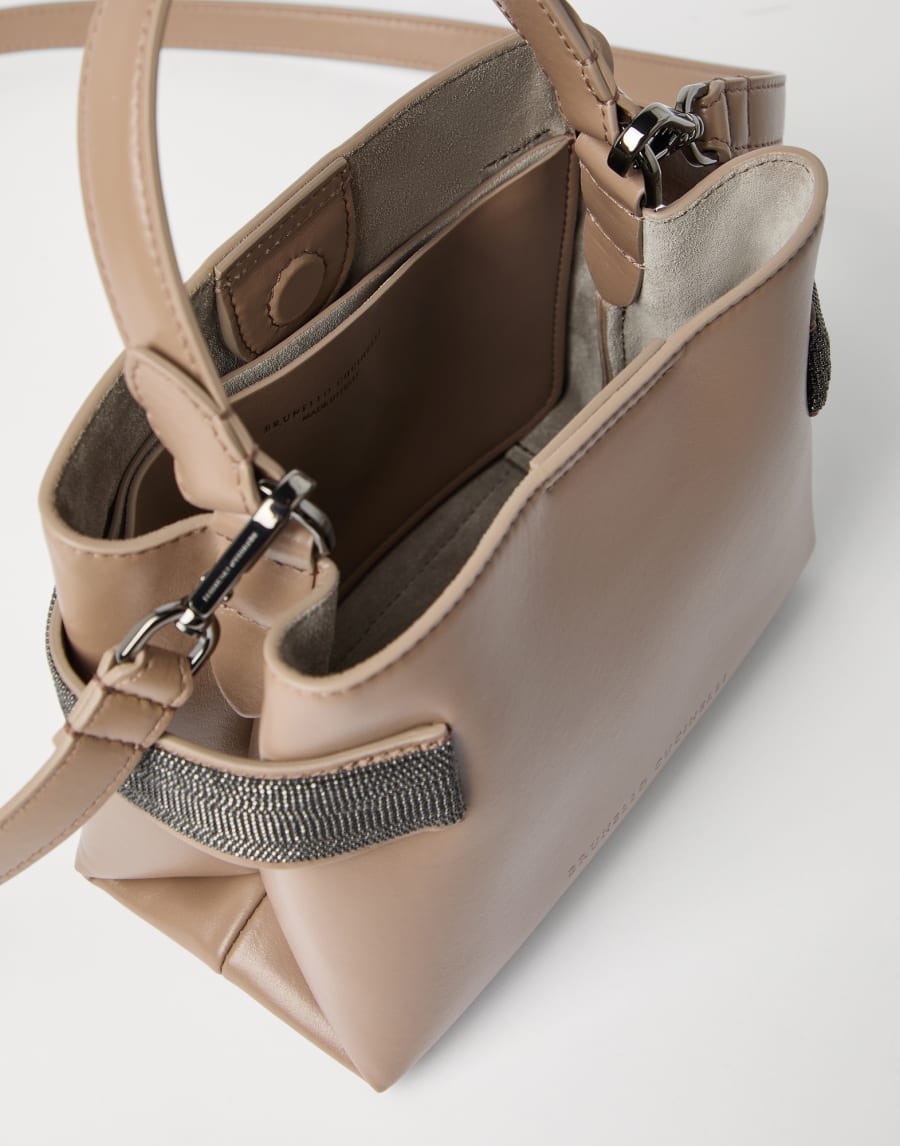 Маленькая сумка Essence с верхней ручкой Ореховый Женщина - Brunello Cucinelli